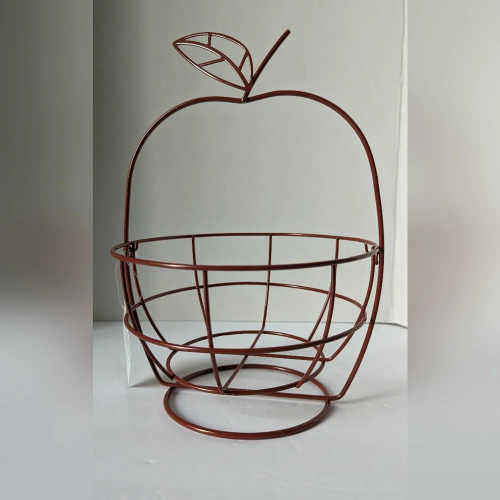 Target Bullseye Playground Apple Basket Centerpiece Fruit Bowl Kitchen Decor